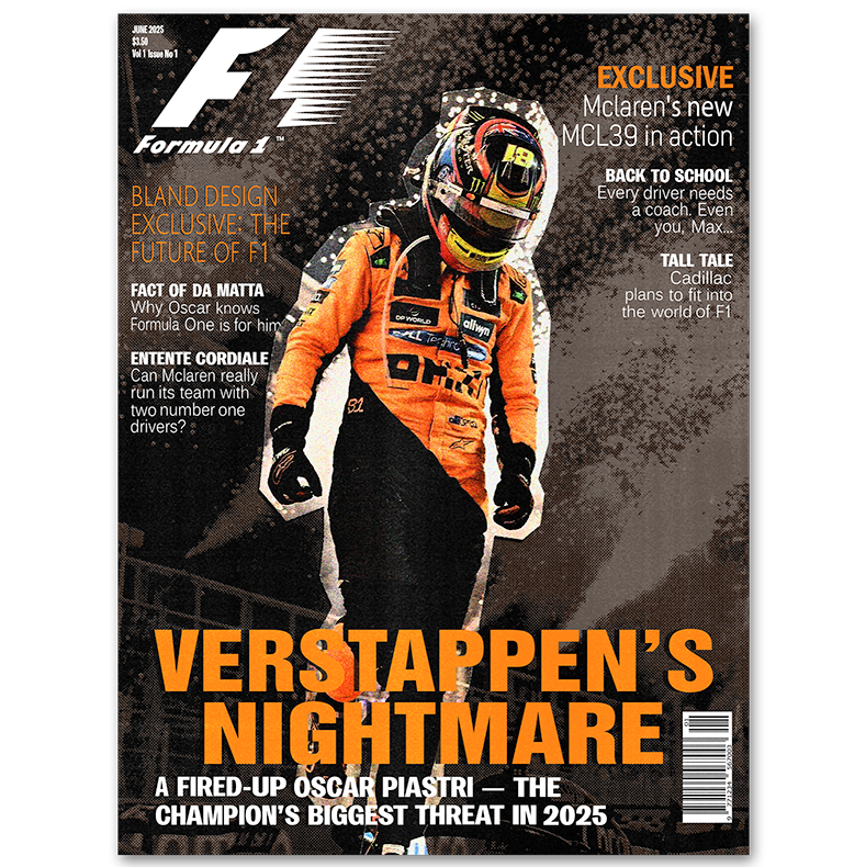 Piastri Magazine Poster